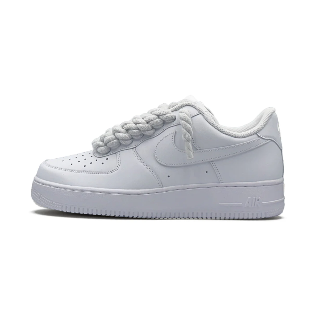 Nike Air Force 1 Low '07 White - White Rope Laces